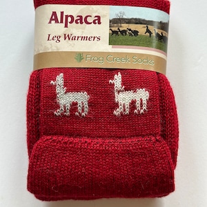 Alpaca Wool Leg Warmers image 9