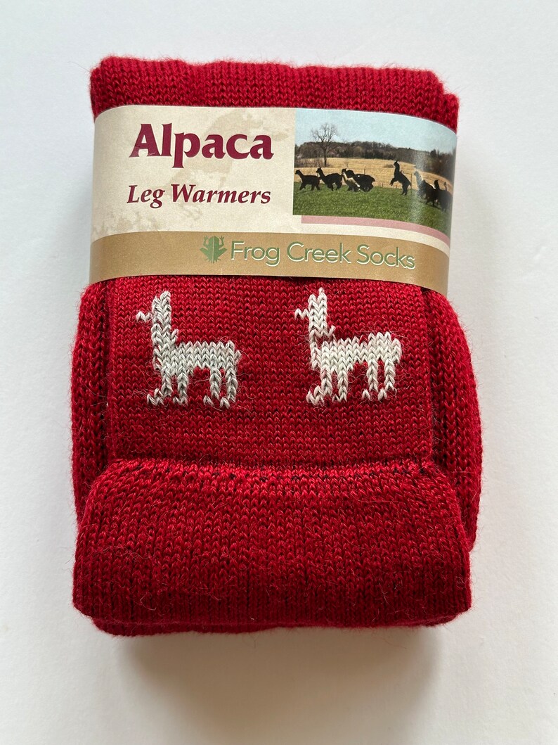 Alpaca Wool Leg Warmers image 9