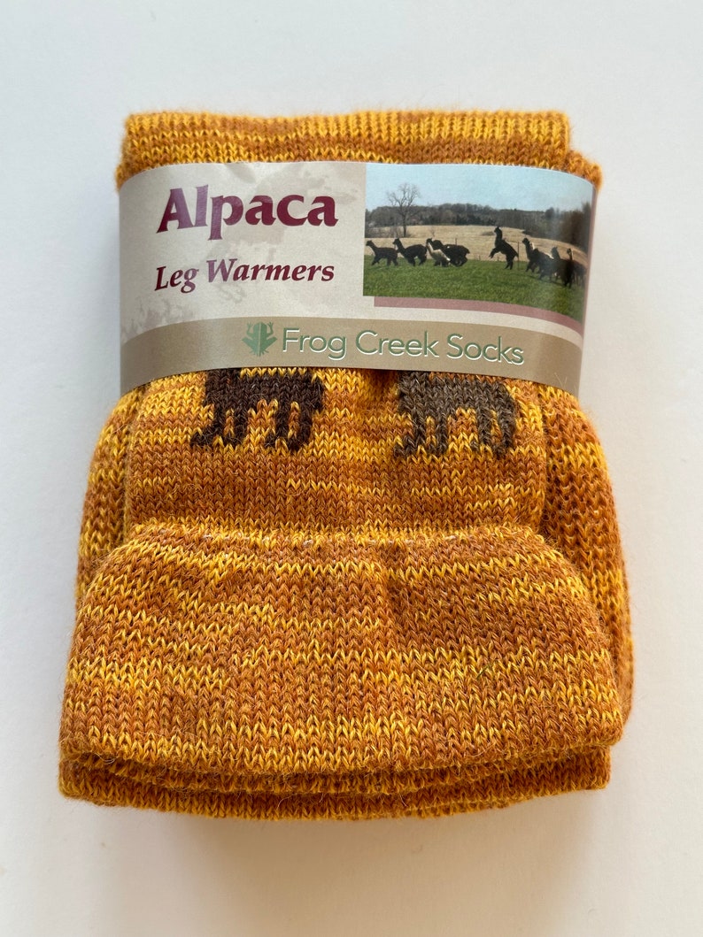 Alpaca Wool Leg Warmers image 4