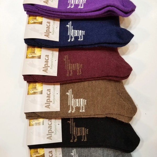 Crew Lightweight Alpaca Wool Socks