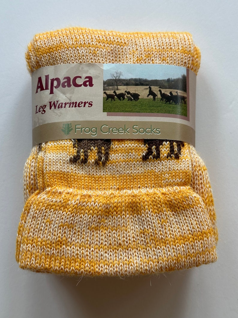 Alpaca Wool Leg Warmers image 7