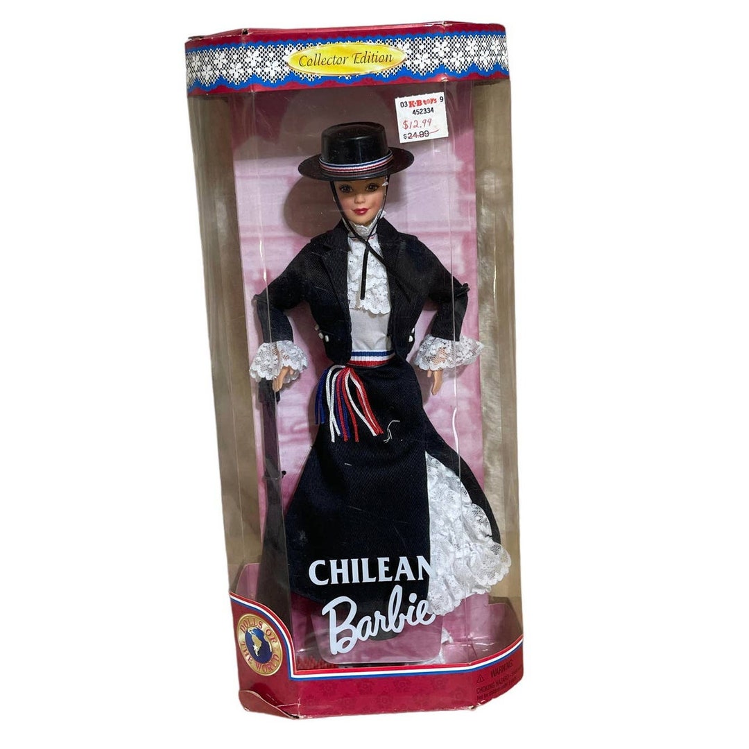 Mattel Chilean Barbie Collector Edition Dolls of the World Etsy