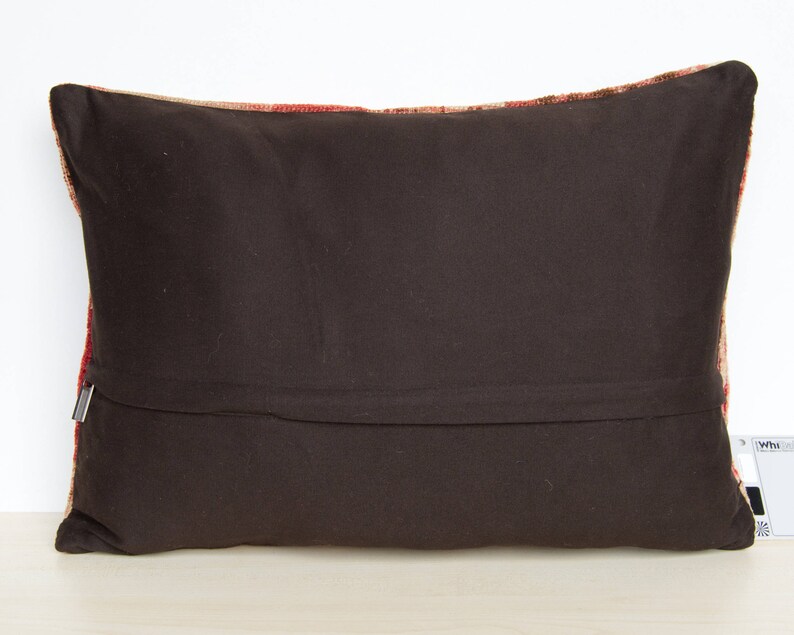 14x20 35x50cm Decorative Carpet Pillow Cushion cover made from Vintage Turkish Anatolian Rug E0014U