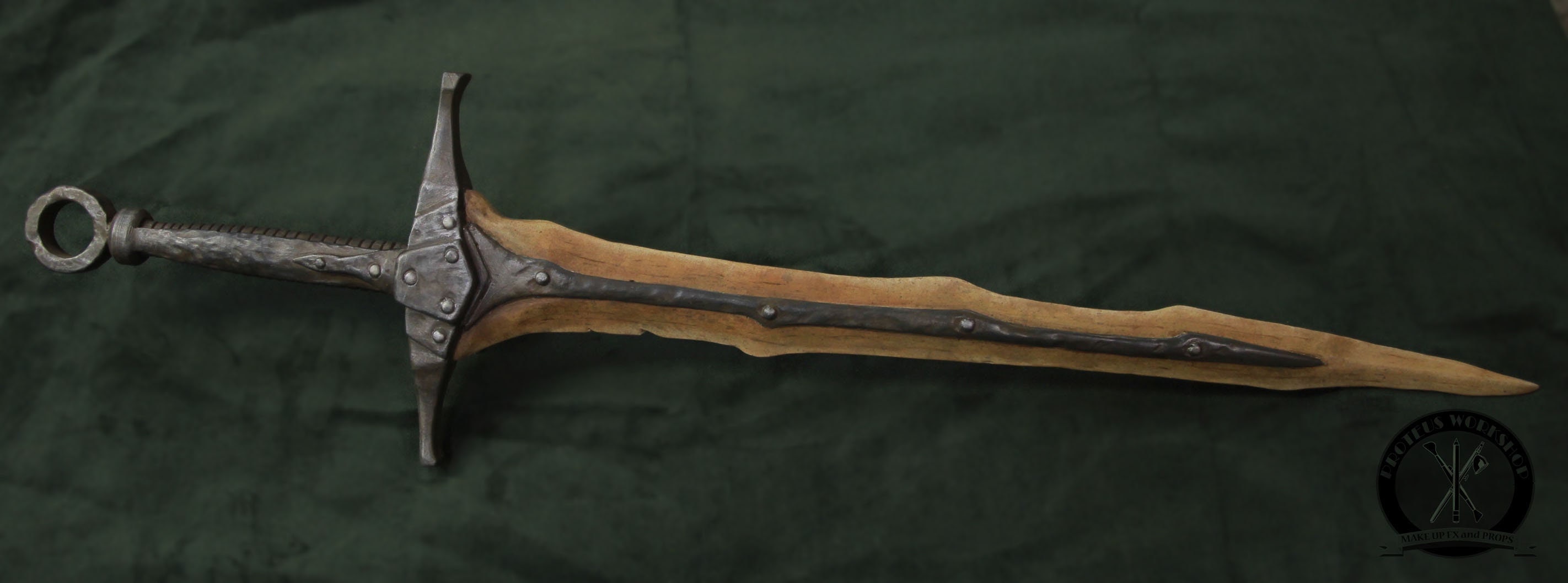 Skyrim Elderscrolls Dragonbone Sword Prop NOT 3D PRINTED High Quality ...