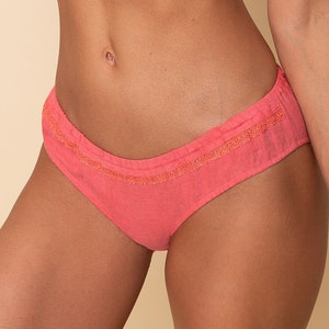 CHRISTINE - Organic Underwear, Lace Panties, Linen Panties, Panties For Women