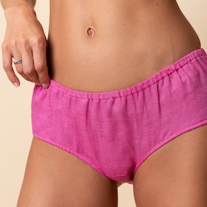 MILA - Mid-Rise Panties, Organic Underwear, Linen Lingerie, Intimates