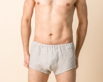 JOHN - Men Eco Boxer, Organic Briefs, Zero Waste Linen Underwear