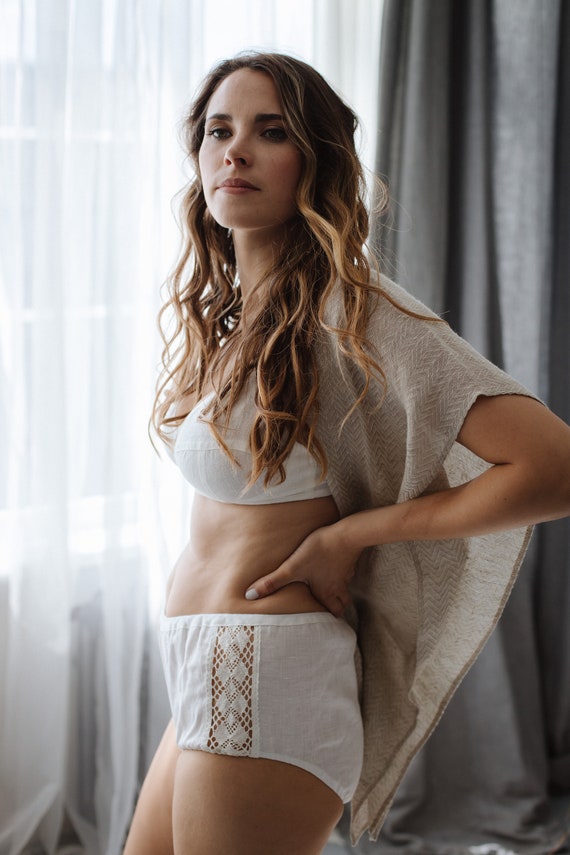 ISABELLE Lacylinen Panties, Organic Underwear for Women -  Denmark