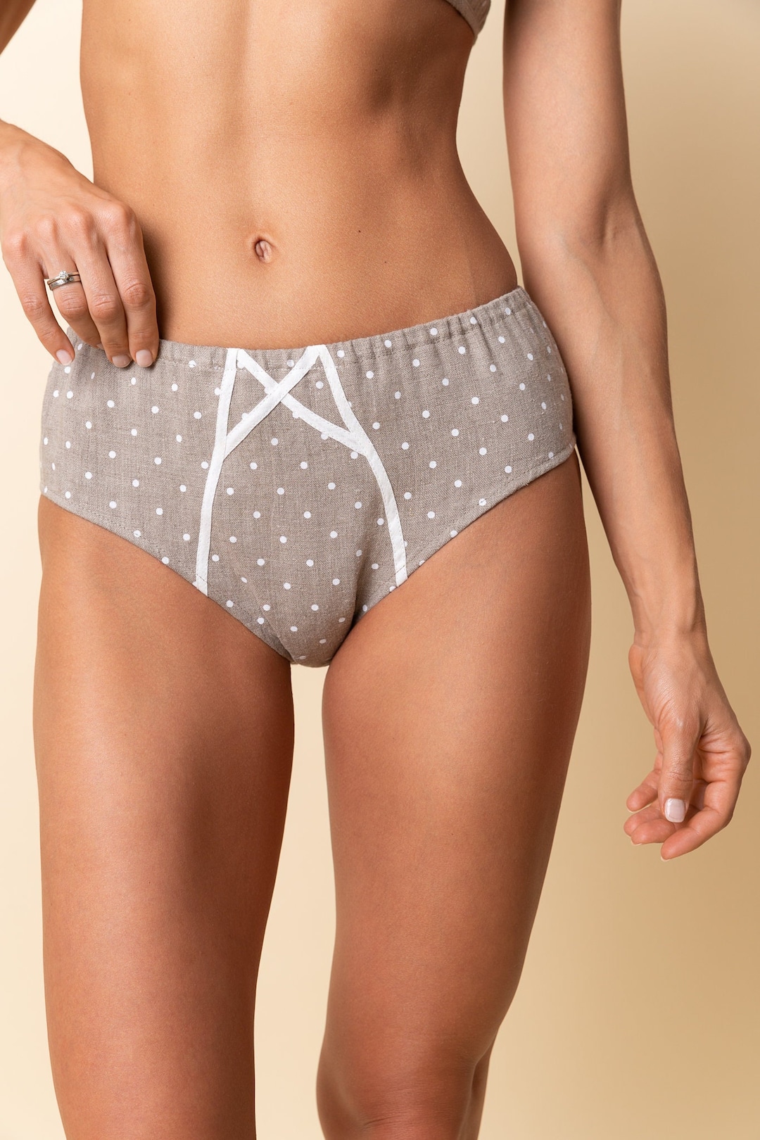 Women's Panties for Winter Thickened Underwear Comfortable Elastic