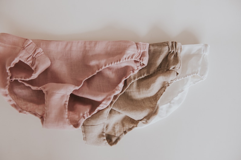 Linen Underwear Linen Panties Linen Knickers Linen Lingerie Etsy