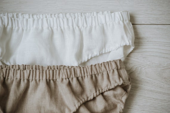 RAQUEL 100% Organic Linen Boy Short Panty (OC Thread)