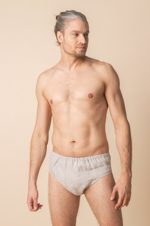 TOM Boxer Briefs, Mens Linen Underwear, Panties For Men -  Polska