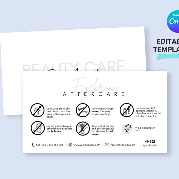 Microblading Aftercare - Etsy