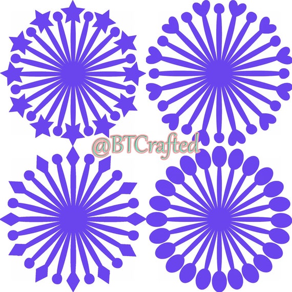 Free Free 60 Svg Paper Flower Center Template SVG PNG EPS DXF File