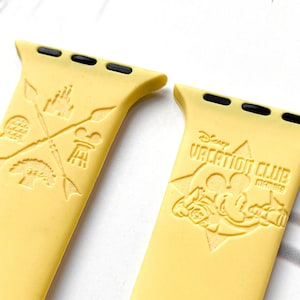 Disney Vacation Club Watch Band DIsney Park Apple Watch Band for 38mm 40mm 41mm 42mm 44mm 45mm, Silicone Apple Watch Strap