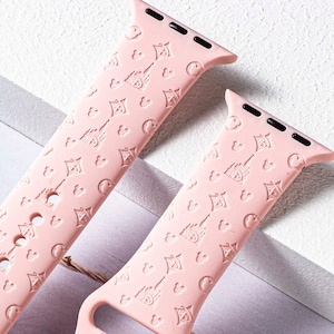 silicone louis vuitton apple watch band