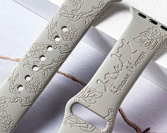 Lion King Simba siliconen smartwatchband voor 38 mm 40 mm 41 mm 42 mm 44 mm 45 mm, gepersonaliseerd smartwatchbandje