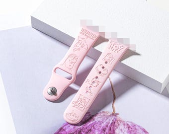 Disney Toy Story silicone Smart Watch Band for 38mm 40mm 41mm 42mm 44mm 45mm, personalized Smart Watch Strap