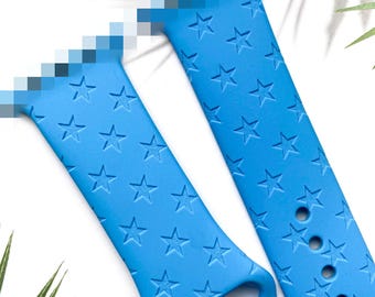 Stars Watch Band Smart Watch Band for 38mm 40mm 41mm 42mm 44mm 45mm, Silicone Smart Watch Strap