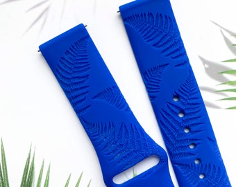 Zomerpalmbladeren siliconen horlogeband, Disney smartwatchband, Fitbit versa Galaxy horlogeband dameshorlogeband, 20 22 mm breed.