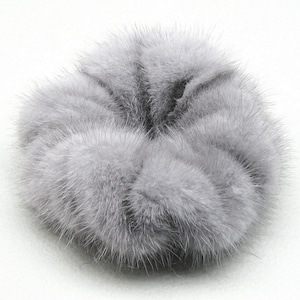 neue nerz pelz scrunchy pferdeschwanz halter haargummi gummis haarschmuck