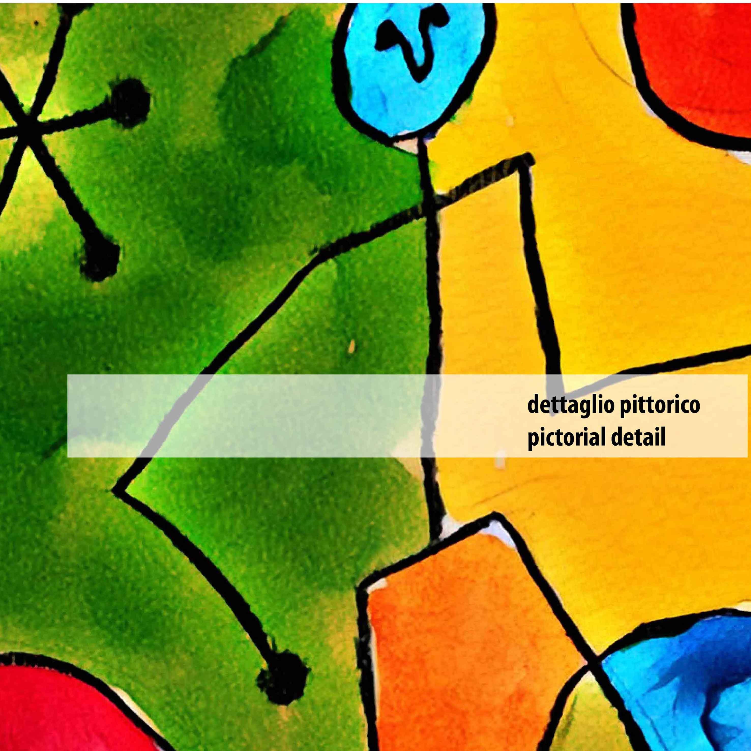 Print Mirò Running Man Wall Art Ready to Be Framed. Poster Etsy UK