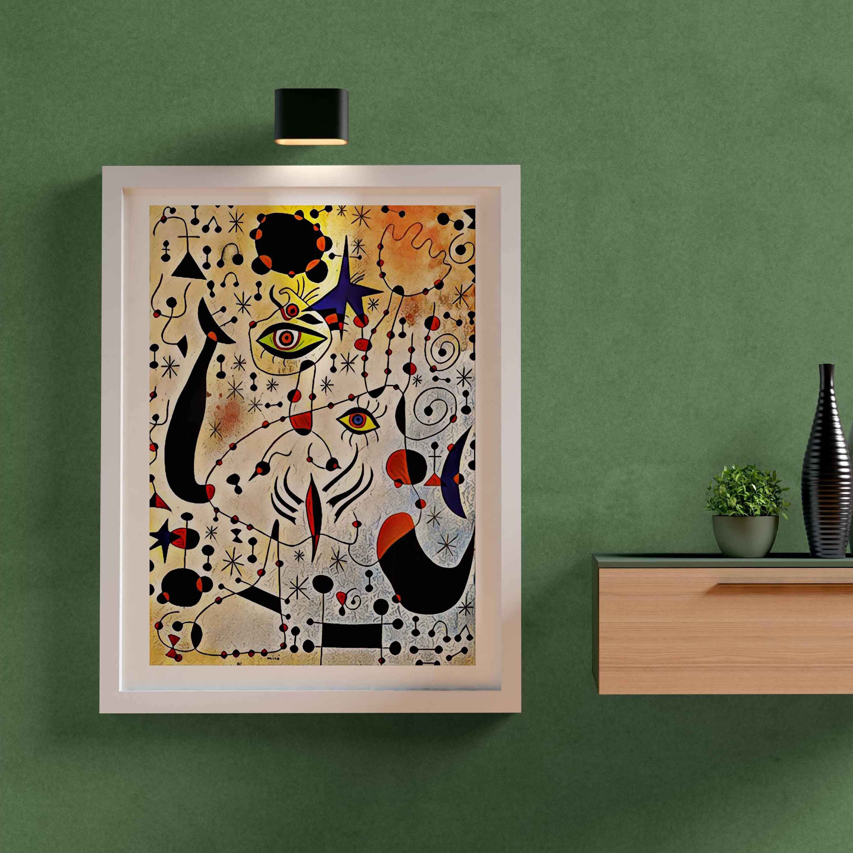 Joan Mirò Printable Artwork for Surreal Poster. Downloadable - Etsy