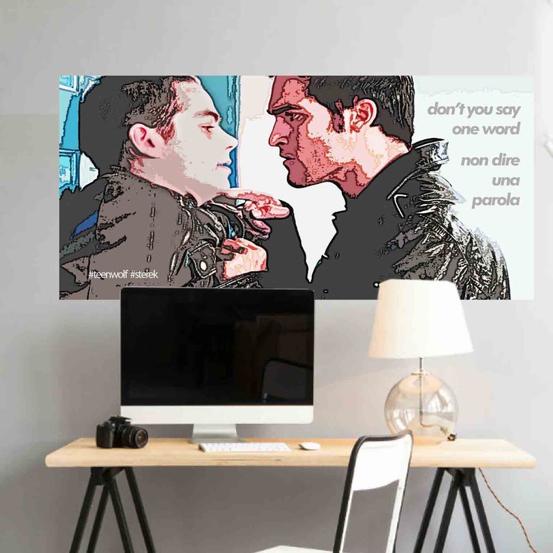teen wolf wall sticker tv series sticker teen wolf quote | etsy