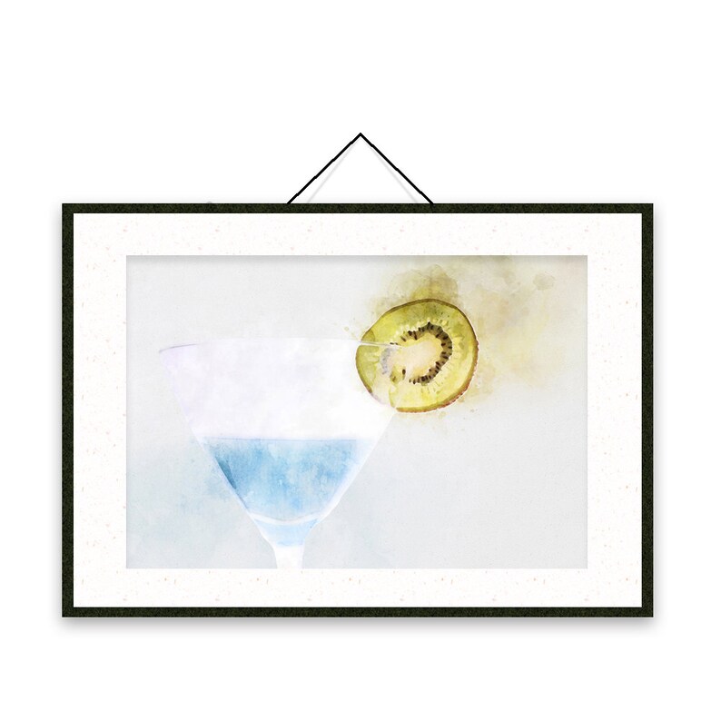 Cocktail Art Print Wall Art Ready to Be Framed. Martini and Etsy UK