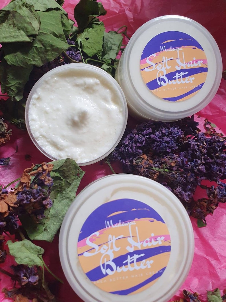 Soft Shea Hair Butter/ Natural Hiar and Dreadlock hair cream/ Etsy