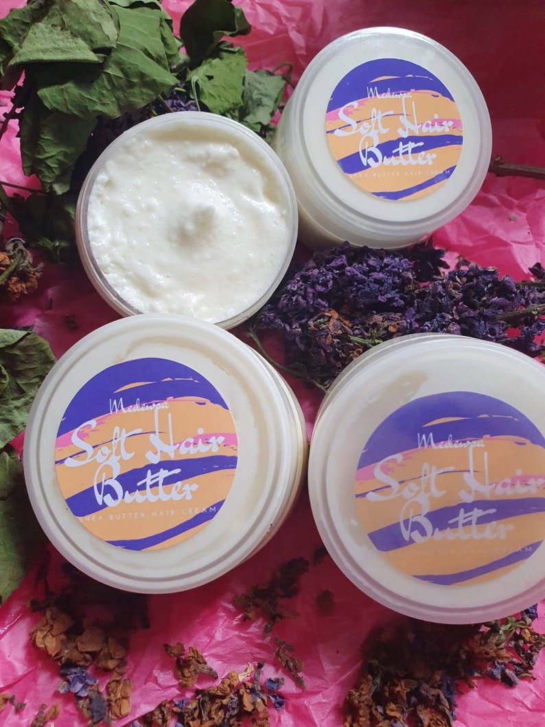 Soft Shea Hair Butter/ Natural Hiar and Dreadlock hair cream/ Etsy