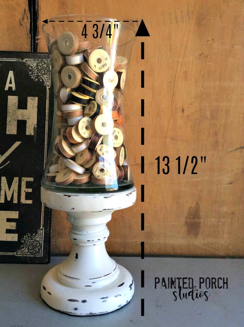 Apothecary Jar Pedestal Jar Farmhouse Wedding Weddings Etsy