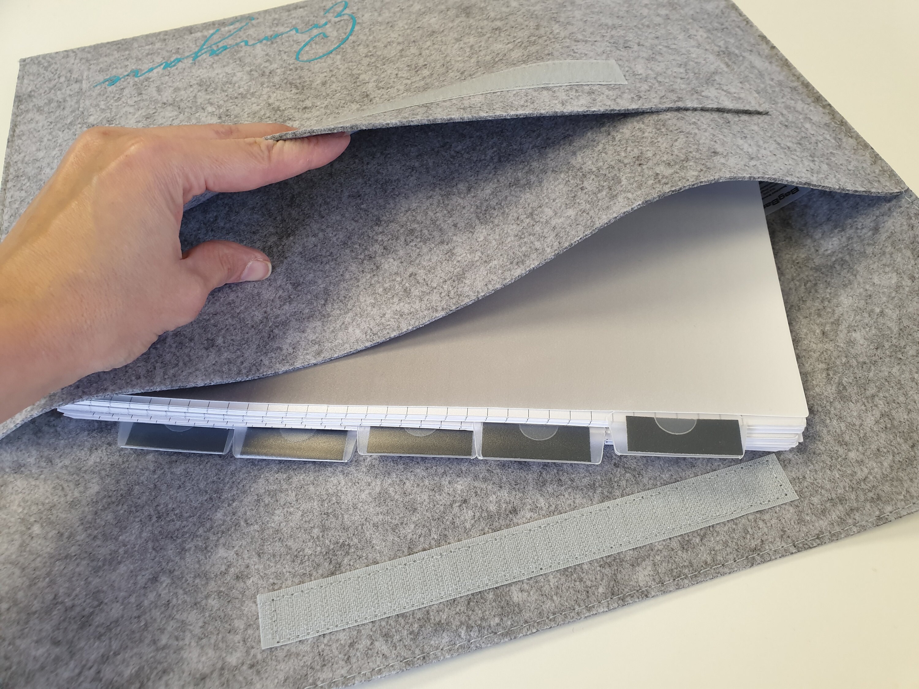 Personalised Felt Laptop Cover File Notebook Holder Etsy Australia