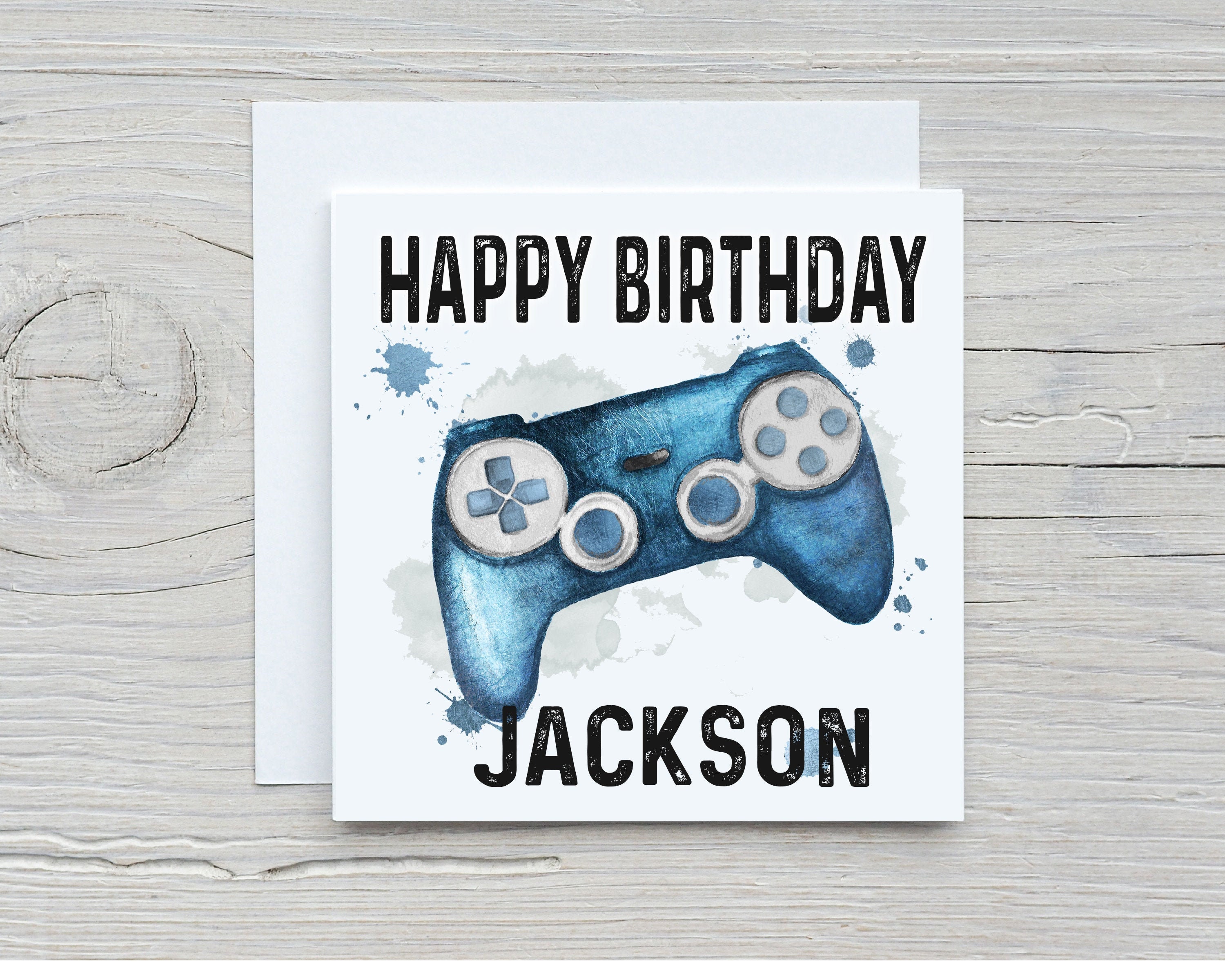 Video Game Happy Birthday Insert Card SVG Digital Cut File lupon.gov.ph