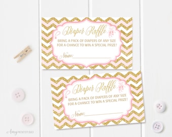 Blöjlotteribiljetter, blöjlotteriskylt, blöjlotteribiljetter till babyshower i tutuform, blöjlotterikort, digital fil, A12
