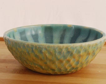 Bright Textured Bowl