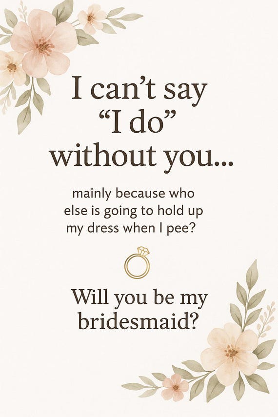 hold my dress while i pee bridesmaid Wedding Gift Funny Soy Candle