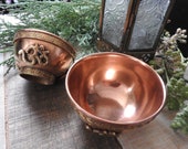 Offering Bowl Om Copper and Brass Offering Bowl Offering Bowl Incense Holder Smudge Bowl Alter Censer Burner Pastille Burner
