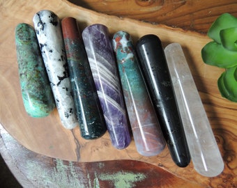 Massage Wand / Crystal Wand / Gemstone / Massage Wand / Wands / Massage / Crystal Healing Wand / Stone Massage Wand / Mineral Massage Wand