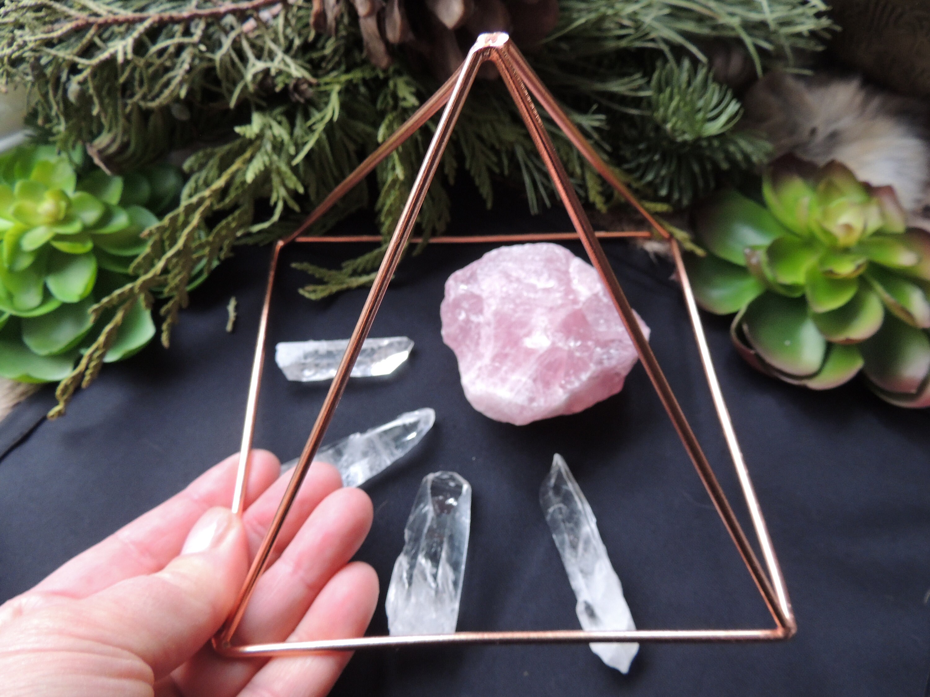 Copper Pyramid / 6 Copper Pyramid / SOLID Copper Etsy UK