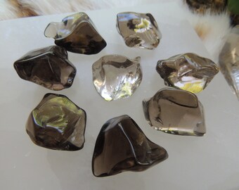 Smoky Quartz / TWO Free Formed Smoky Quartz / Smoky Quartz / Smokey Quartz / Grounding Stone / Earth Star / Base Chakra / Root Chakra