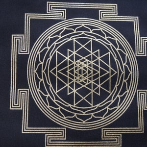 Grid Cloth / Gridding Cloths / Sacred Geometry Grid Cloths / Charge Mats / Ritual Cloth / Charging Cloth / Altar Cloth / Reiki / Grid Cloths Sri Yantra