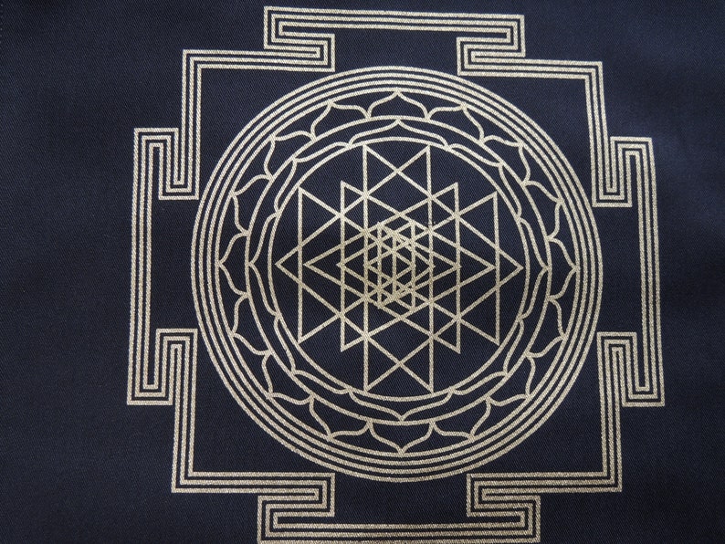 Grid Cloth / Gridding Cloths / Sacred Geometry Grid Cloths / Charge Mats / Ritual Cloth / Charging Cloth / Altar Cloth / Reiki / Grid Cloths Sri Yantra