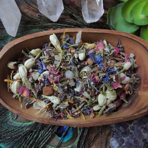 Goddess Blend / Divine Feminine Blend / Goddess Smudge Blend / Divination / Ritual Mix / Smudge Blend / Smudge Herbs / Organic Blend / 1 Oz