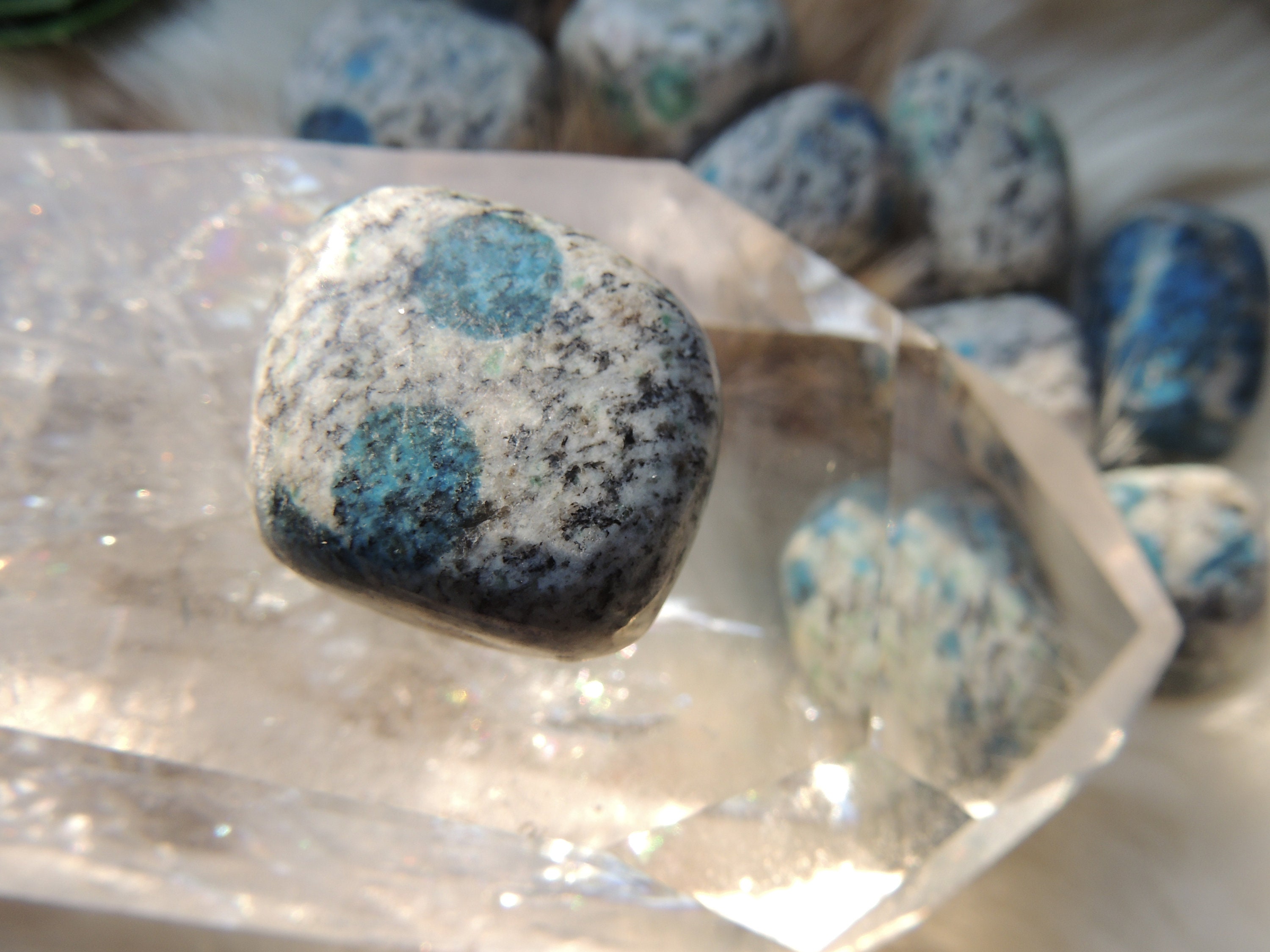 K2 / K2 Stone / Azurite in Granite / K2 Crystal / K2 Jasper Etsy