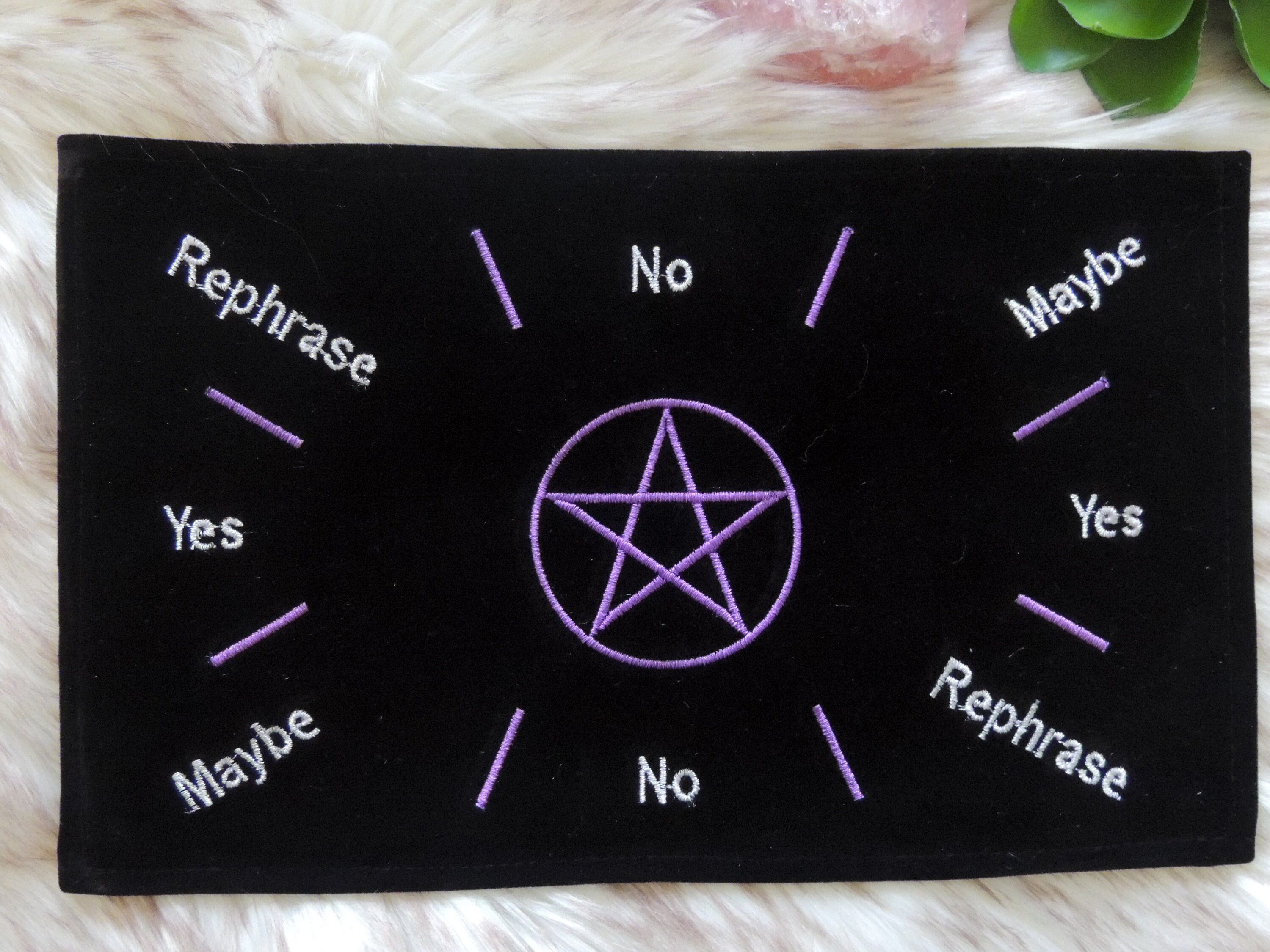 Pendulum Mat / Simple Pendulum Mat / Yes No Maybe Pendulum Mat Etsy