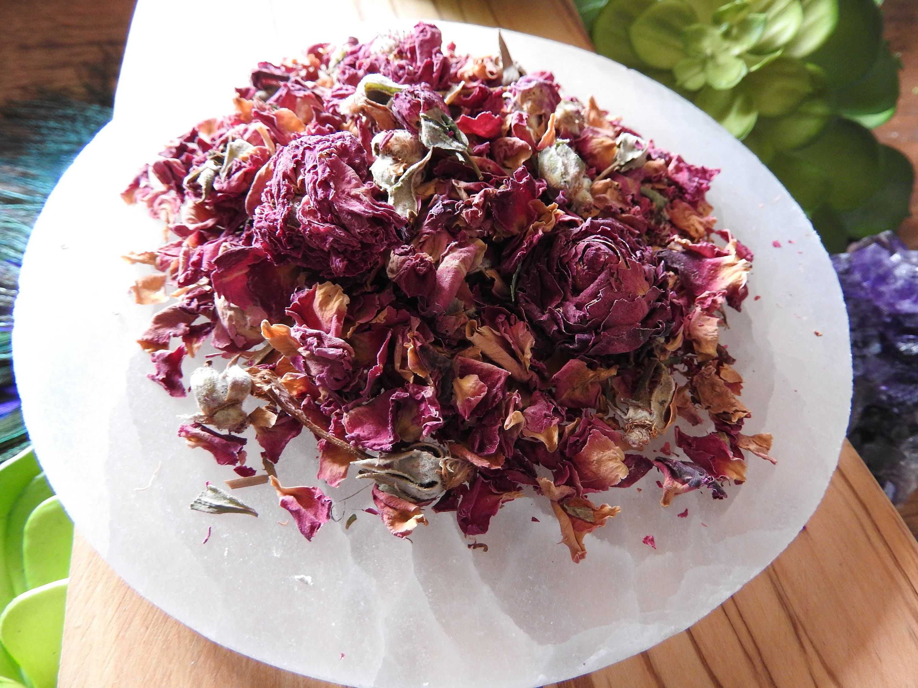 Dried Rose Buds and Petals / A GRADE Rose Petals and Buds / Etsy