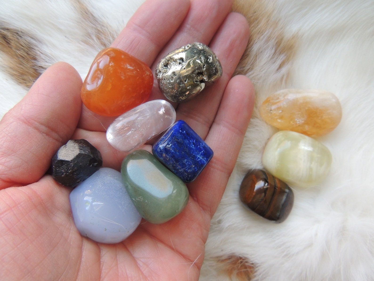 Manifesting Crystal Set / Manifestation Crystal Set / 10 Piece Etsy