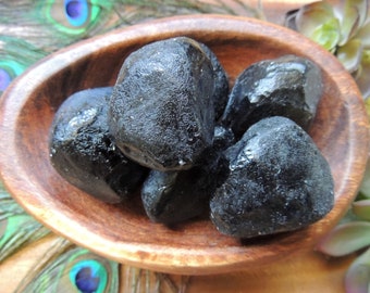 Apache Tears / LARGE Apache Tears / Black Obsidian / Free Formed Apache Tear / Rare Natural Apache Tear / Apache Tear / 60-75 grams