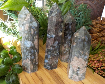 Que Sera / Llanite / Llanite Point / Llanite Tower / Whatever Will Be Will Be Stone / High Vibrational Llanite / MEDIUM / Brazilian / 100 g